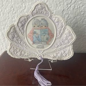 Precious Moments 1994 "Lasting Memories" Older Couple Anniversary Mini Plate